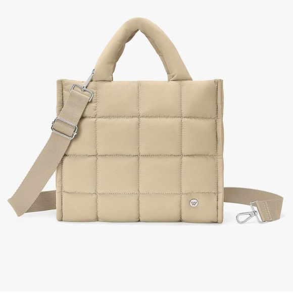 WESTBRONCO Puffer Crossbody Bags for Women Quilted Tote Bag Puffy Weekender - Picture 1 of 4